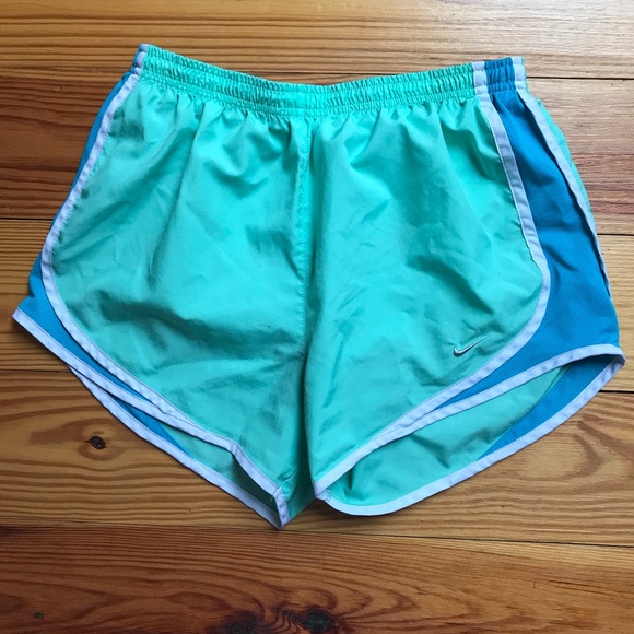 Nike Teal Mint Running Shorts, GUC, S - Picture 1 of 11
